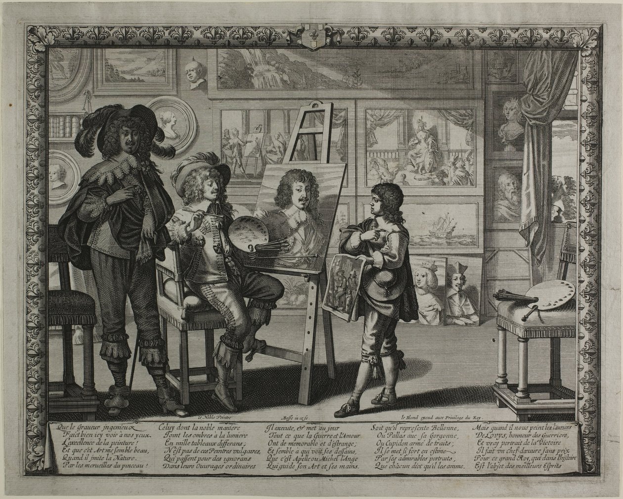 Le Noble Peintre - Abraham Bosse