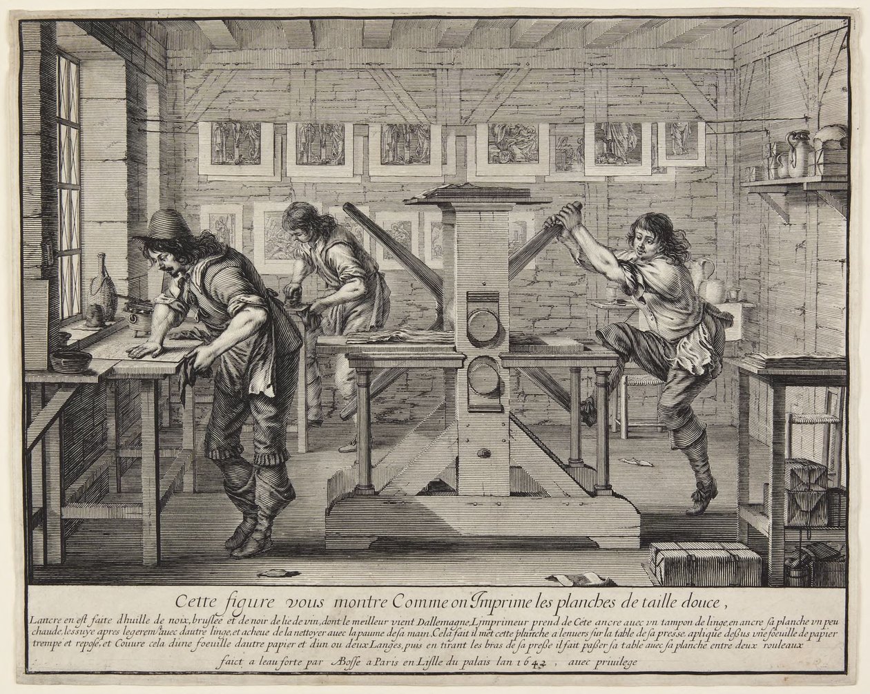 The Printing of Copper Plates (L