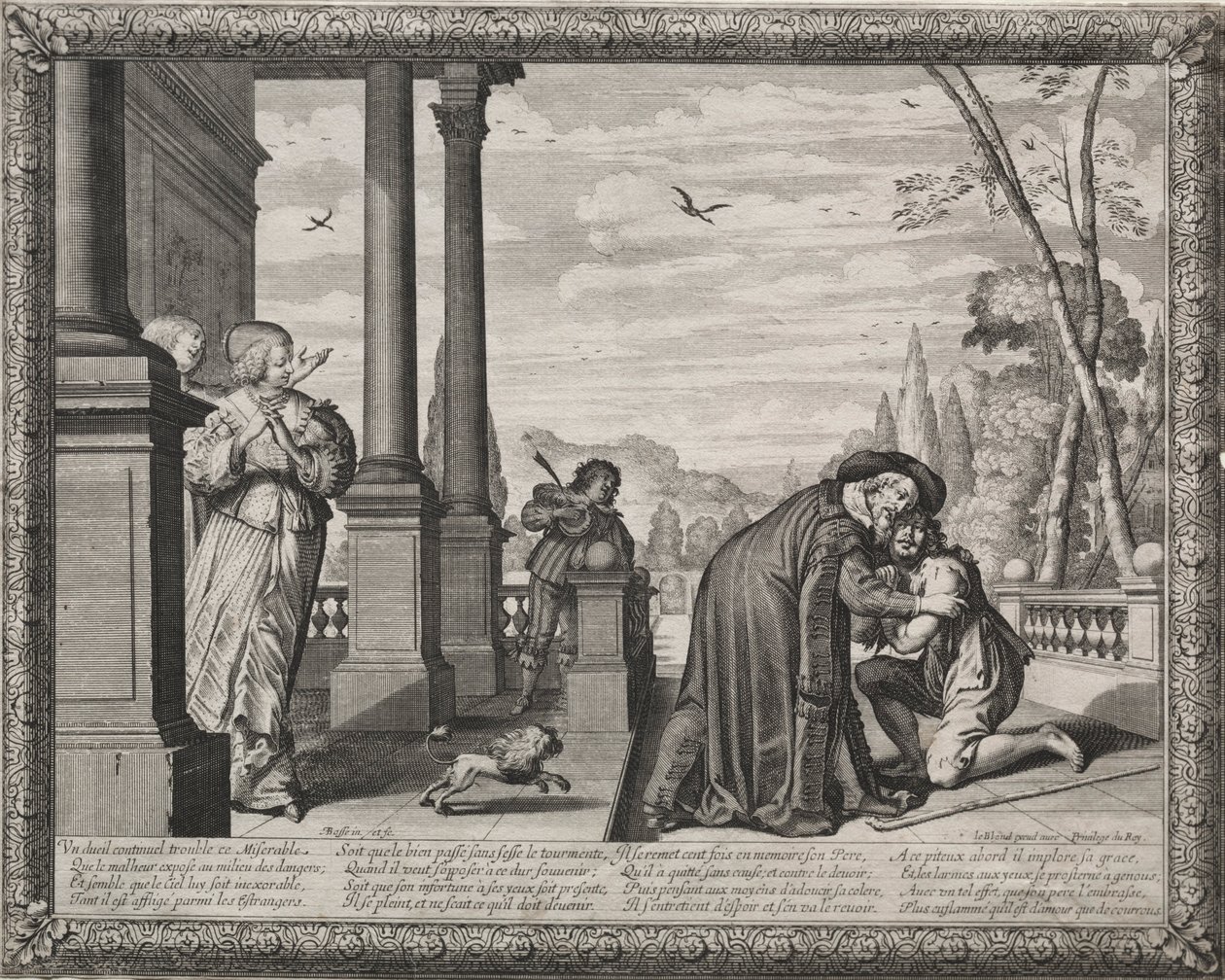 Le Fils prodigue : Le Retour du prodigue - Abraham Bosse