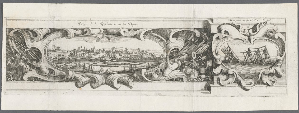 Le siège de La Rochelle : planche 16 - Abraham Bosse