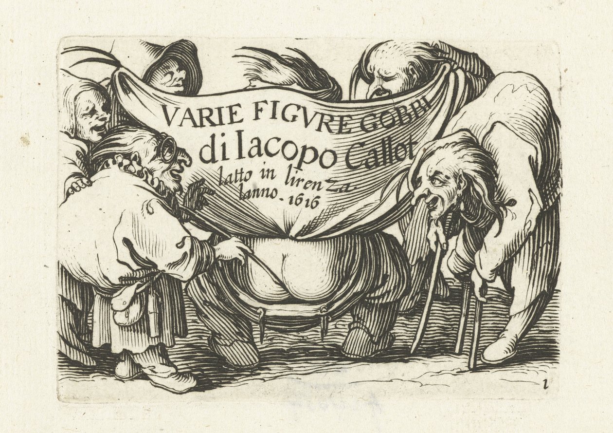 Page de titre pour la série de gravures 