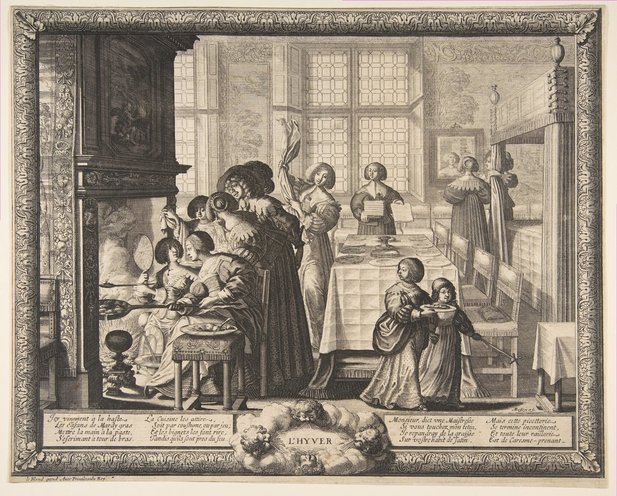Hiver, vers 1637 - Abraham Bosse