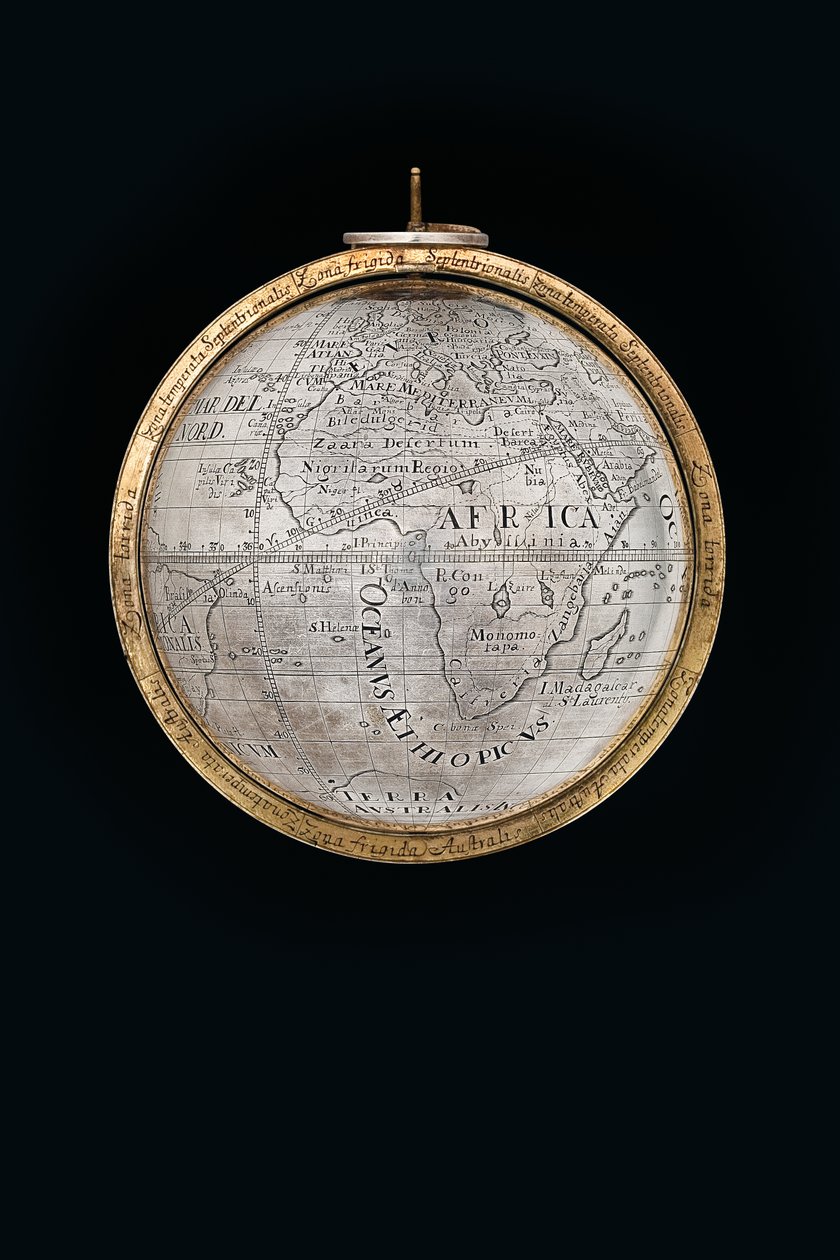 Deux globes terrestres et célestes exceptionnels, soutenus par Hercule et Atlas, Augsbourg, 1697-99 - Abraham Drentwett