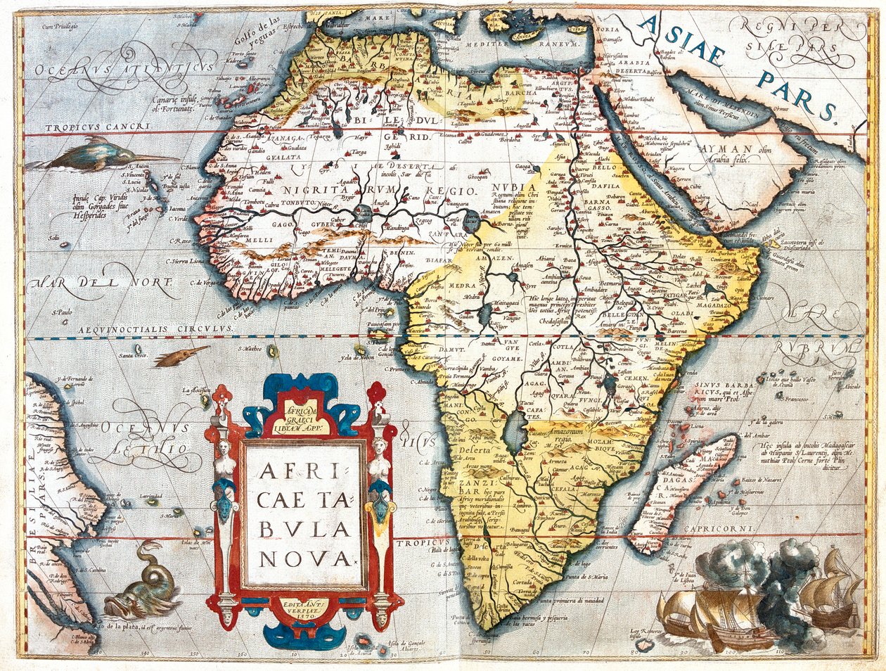 Afrique - Abraham Ortelius