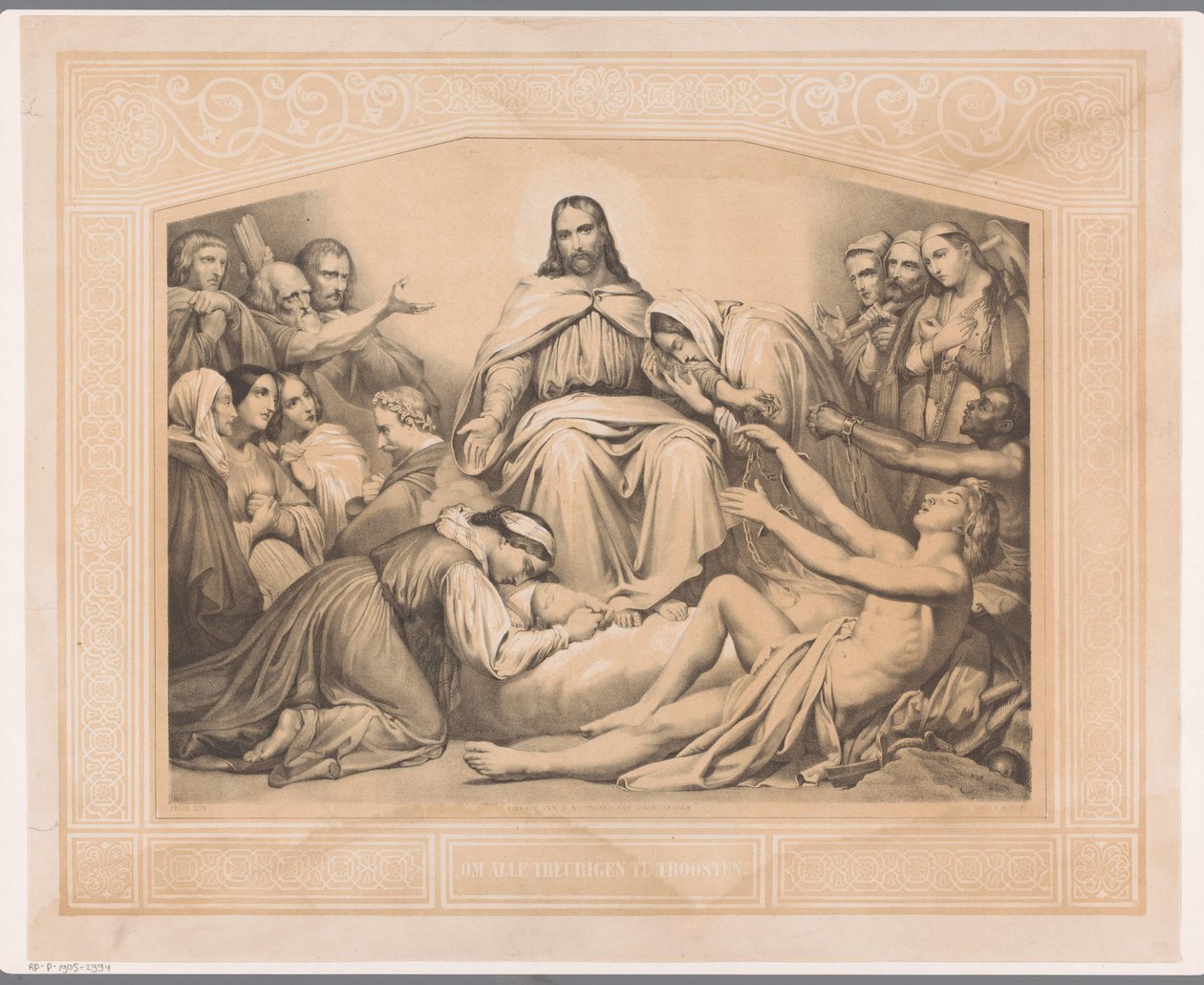 Christ consolateur - Abraham Pieter Felix