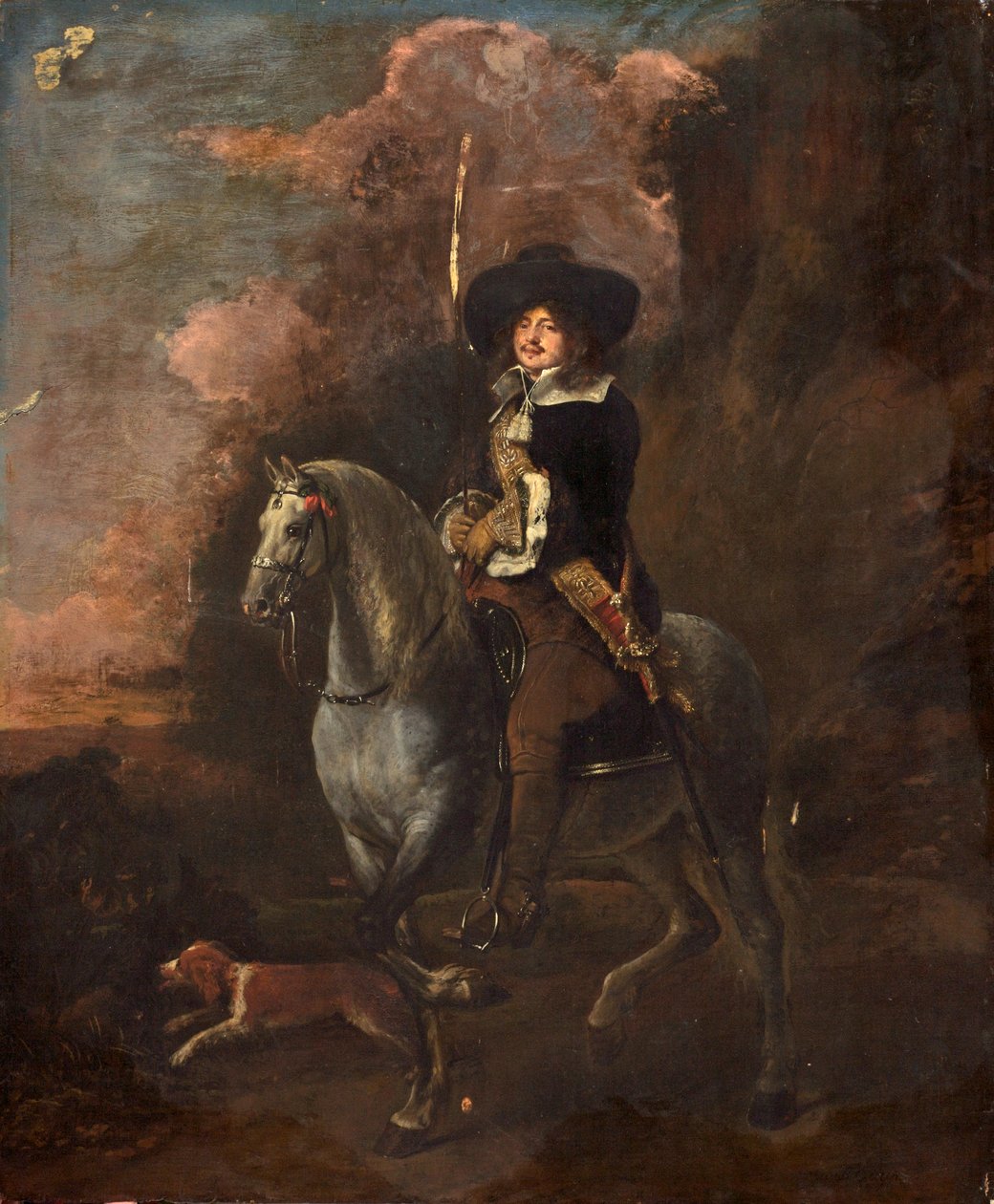 Cavalier sur un cheval gris, vers 1660 - Abraham Pietersz. van Kalraet