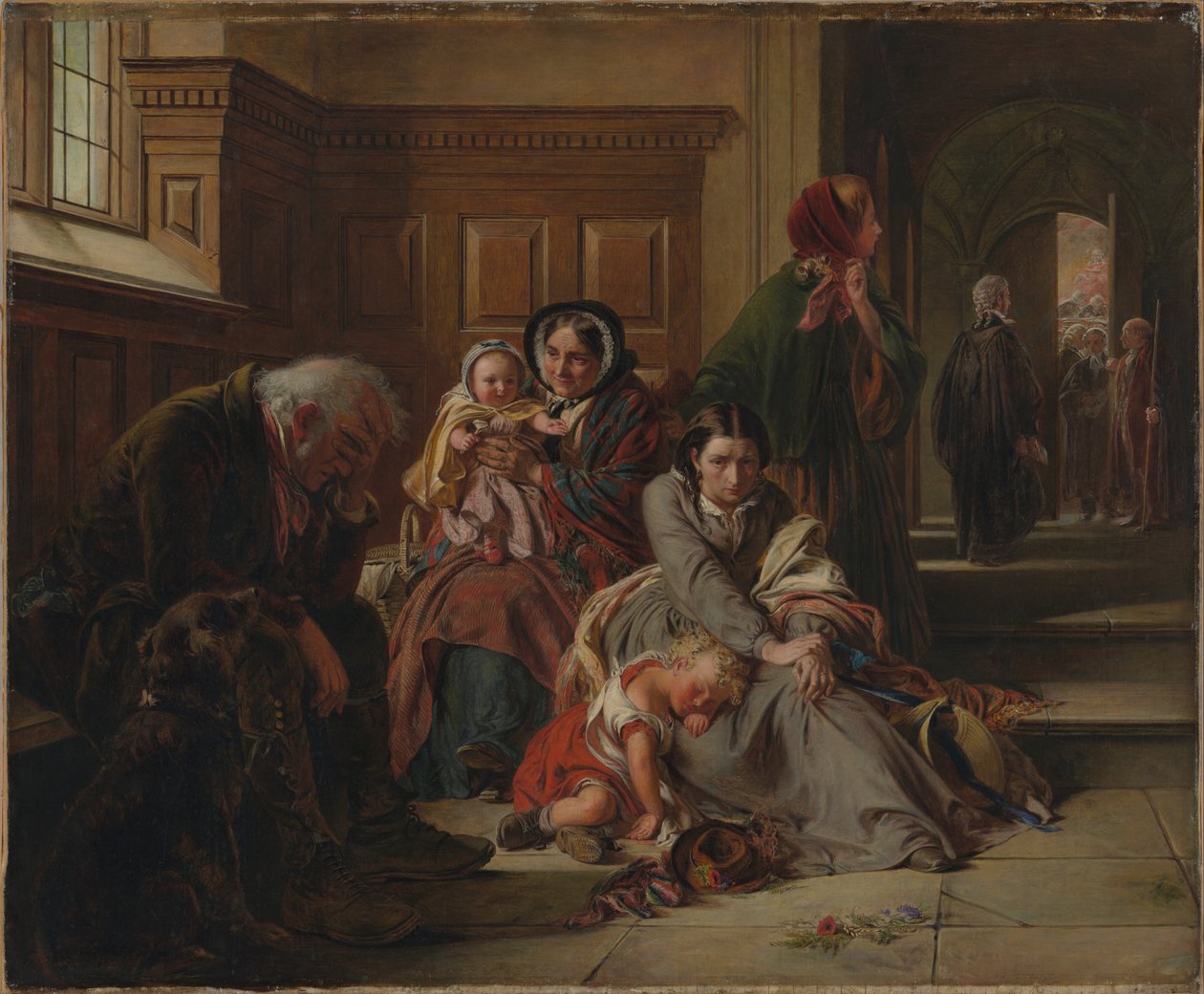 En attendant le verdict - Abraham Solomon