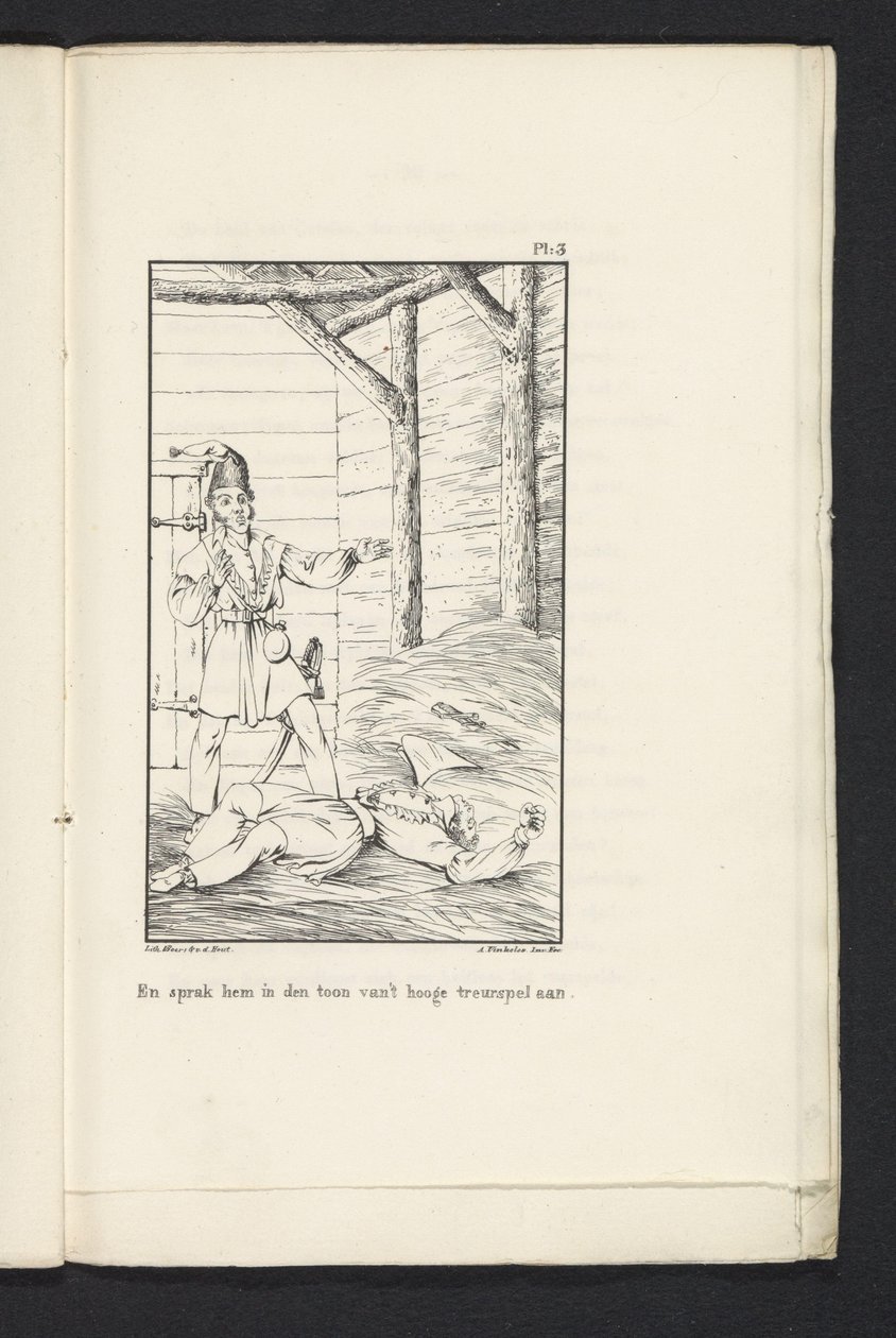 Expédition des quatre-vingts Liégeois à Tervuren (plaque 3), 1830 - Abraham Vinkeles