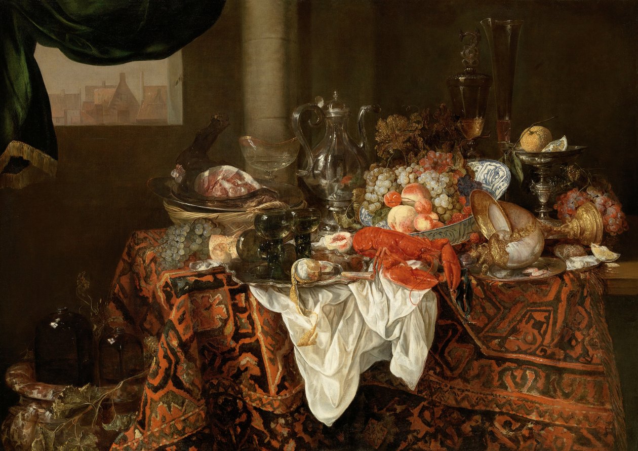 Nature morte au banquet - Abraham van Beijeren