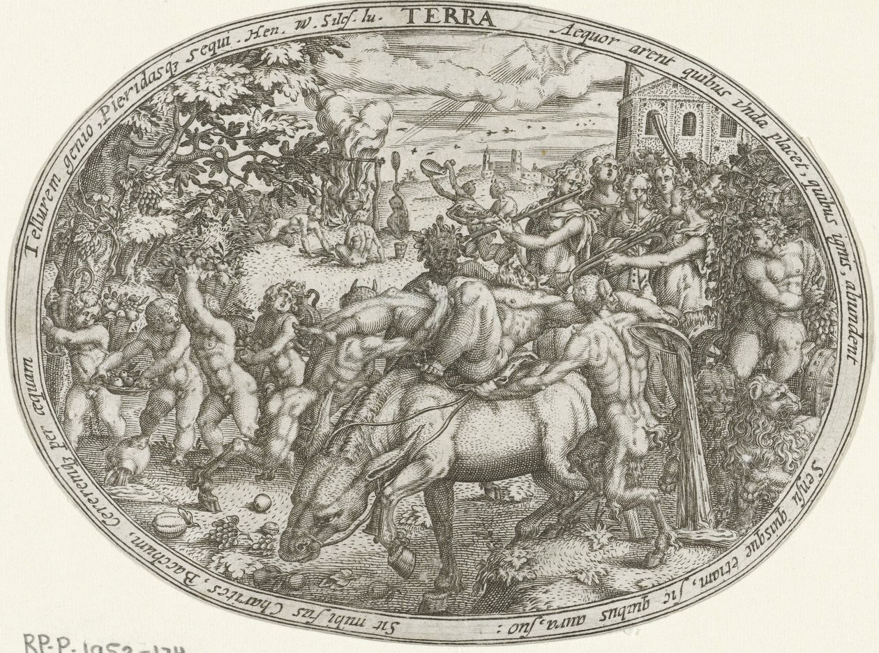 Triomphe de Bacchus et Silène : l