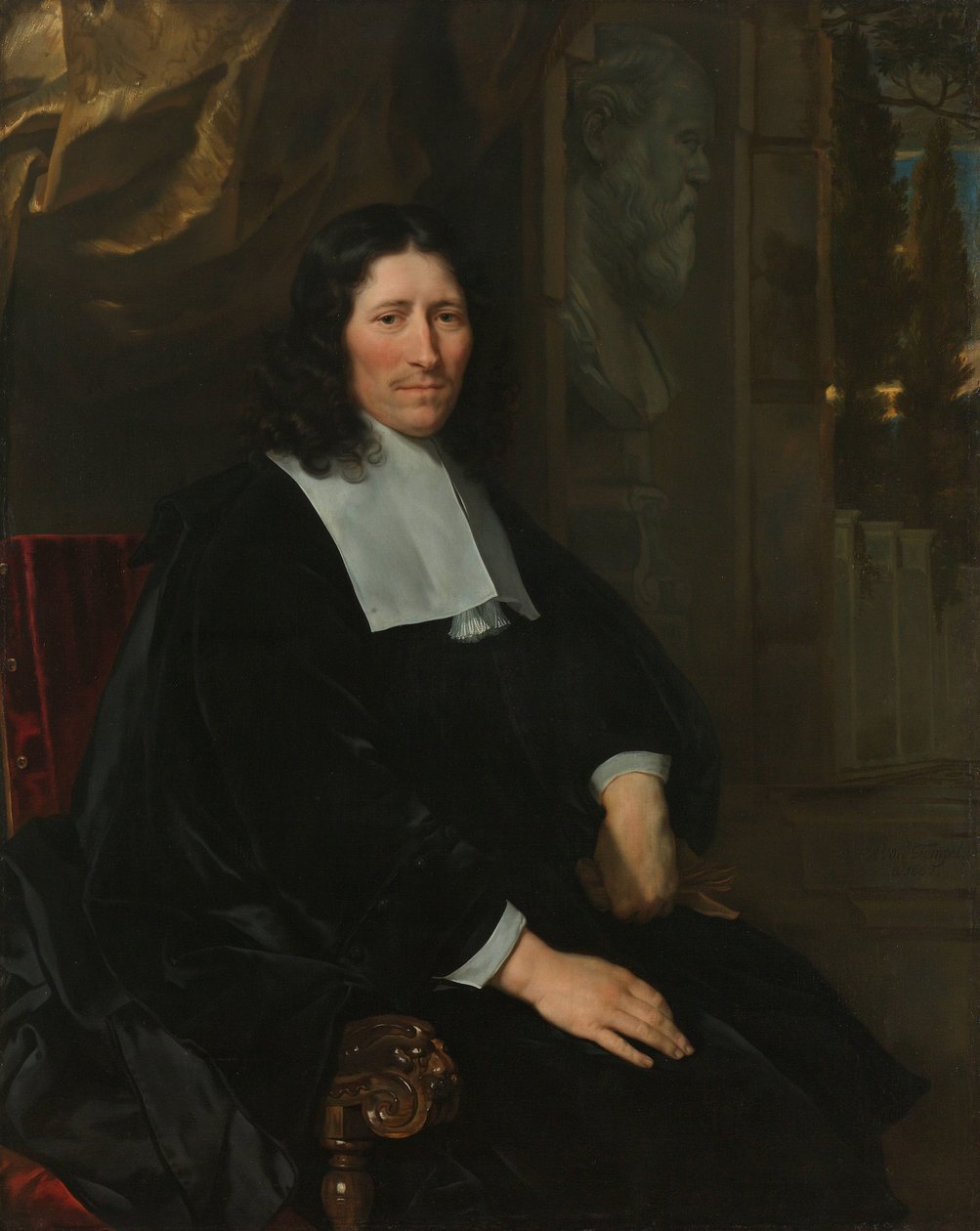 Portrait de Pieter de la Court - Abraham van den Tempel