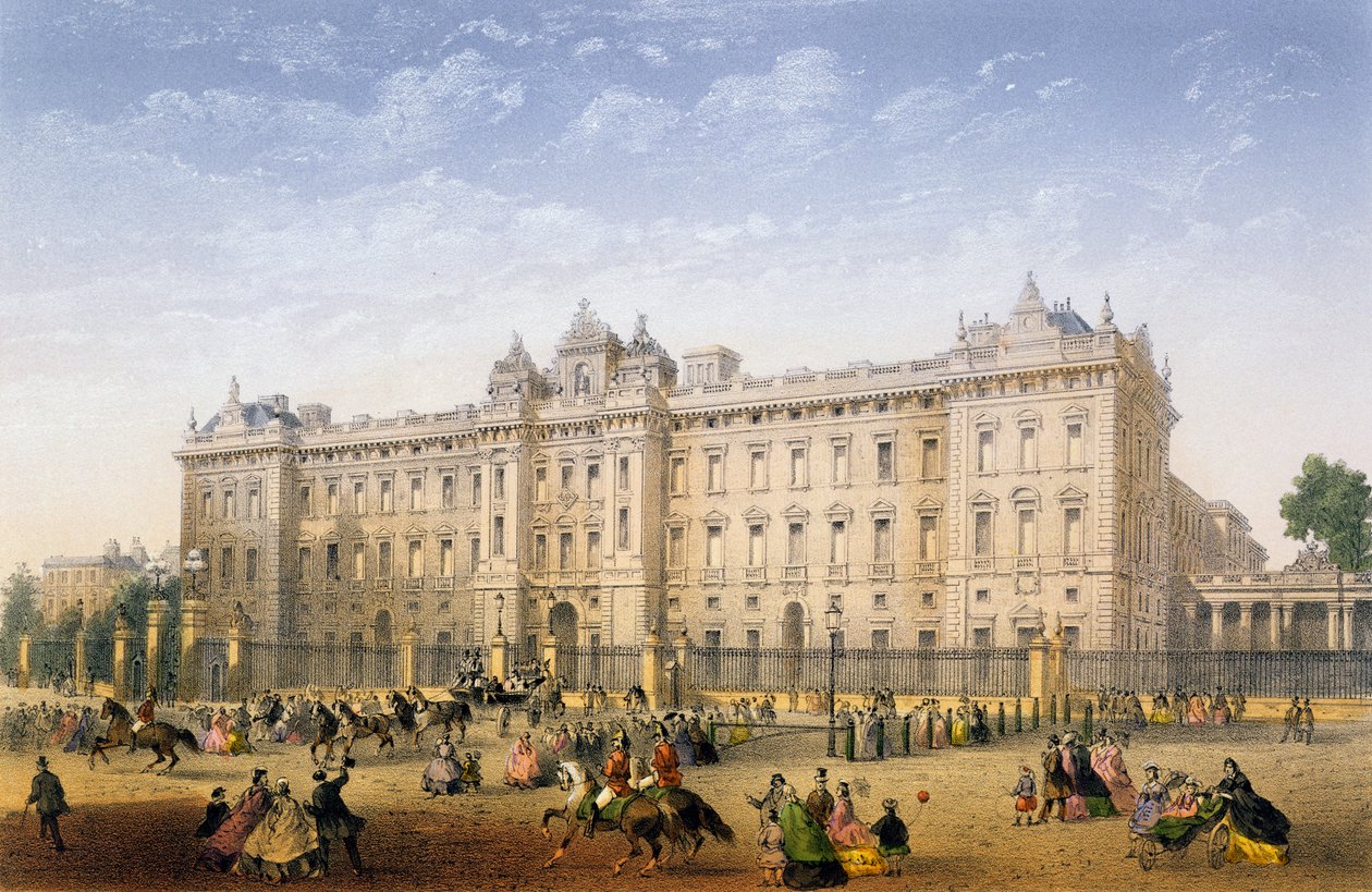 Buckingham Palace, vers 1862 - Achille Louis Martinet
