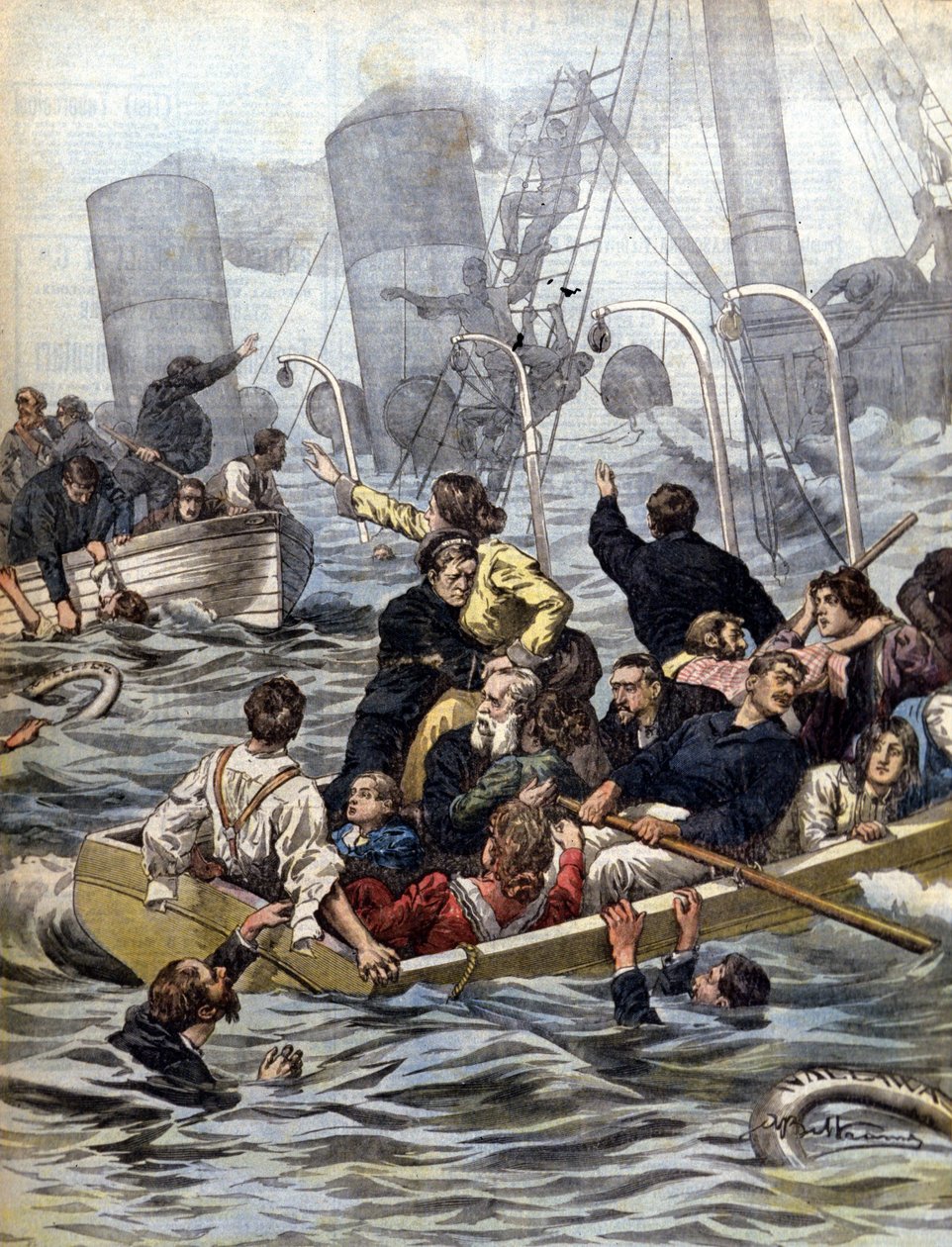 Les drames maritimes : le naufrage du paquebot Wallawalla chargé de chercheurs d