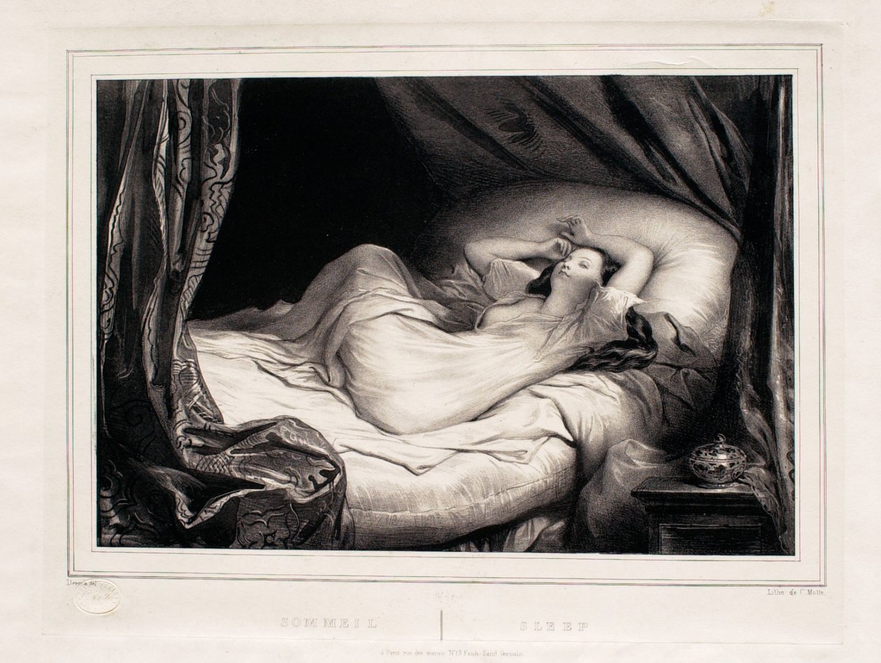 Sommeil - Achille Devéria