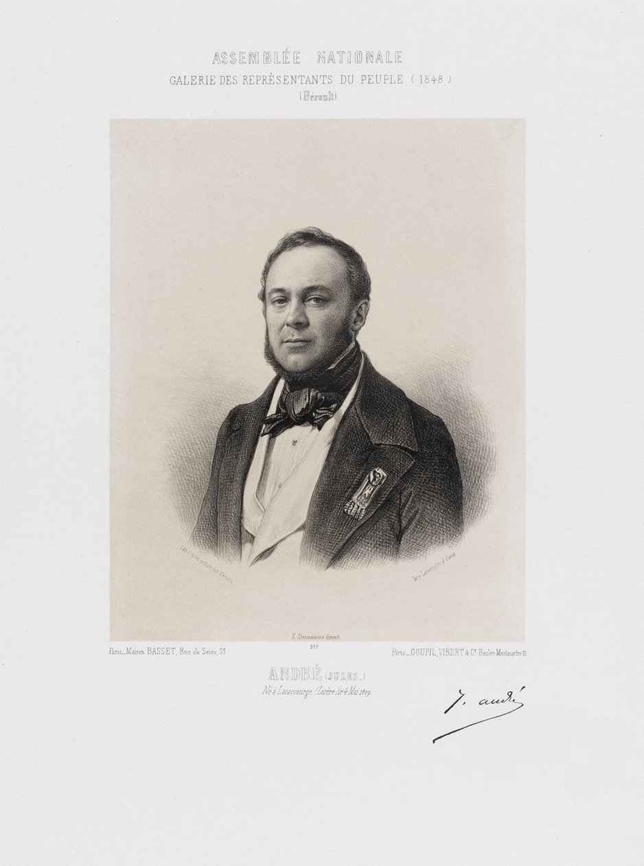 Assemblée nationale, galerie des représentants du peuple - Marie François Joseph Jules André (Hérault) - Achille Devéria