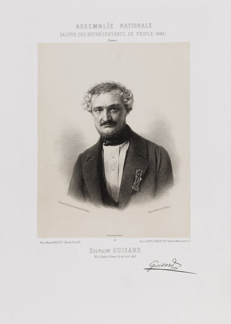 Assemblée nationale, galerie des représentants du peuple - Sylvain Guizard (Creuse) - Achille Devéria