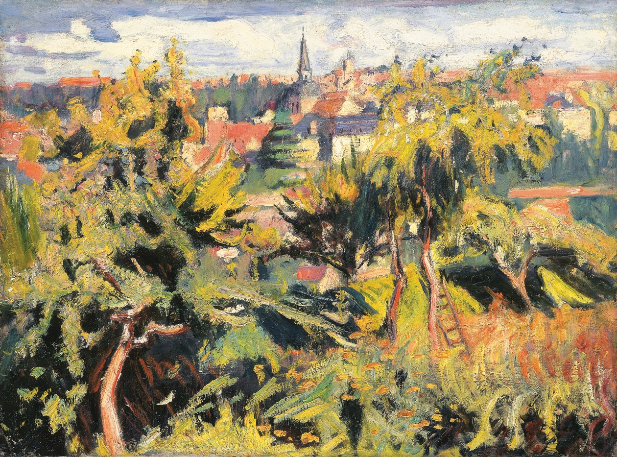 Petite Ville Derrière les Arbres - Achille Emile Othon Friesz