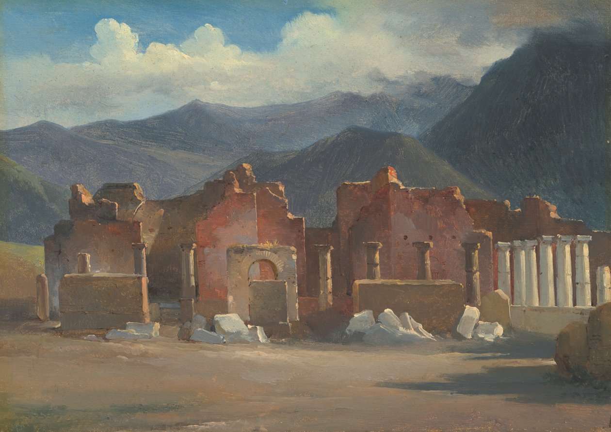 Le forum de Pompéi - Achille Etna Michallon