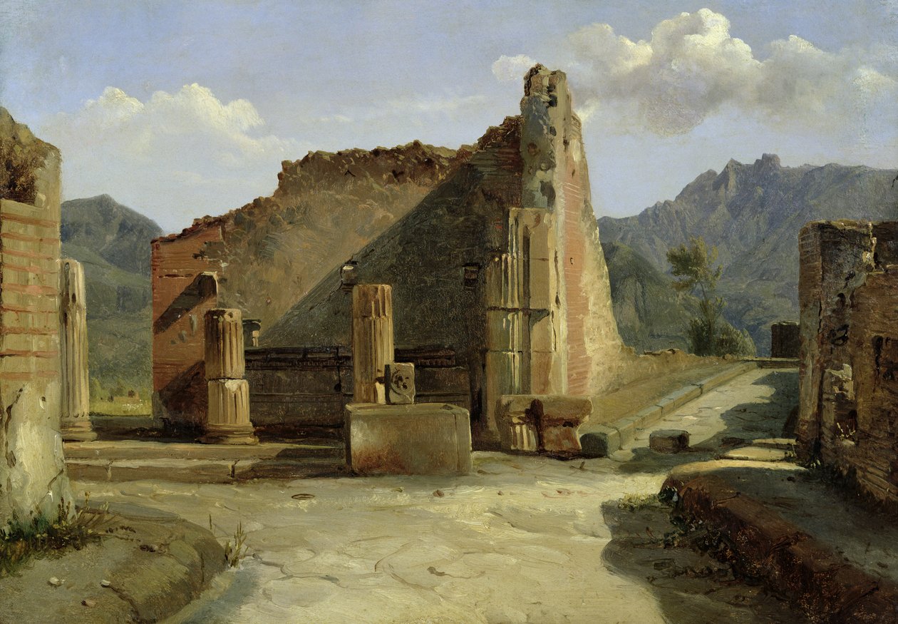 Le Forum de Pompéi - Achille Etna Michallon