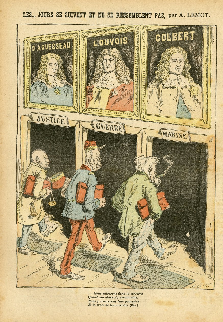 Illustration de Achille Lemot (1846-1909) dans Le Pèlerin - Achille Lemot