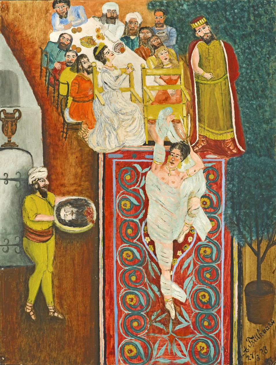 Salomé et la tête de Jean-Baptiste - Adalbert Trillhaase