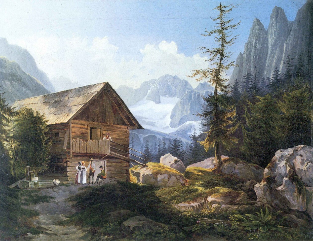 French : Dans la vallée de Gosau - Adalbert Stifter