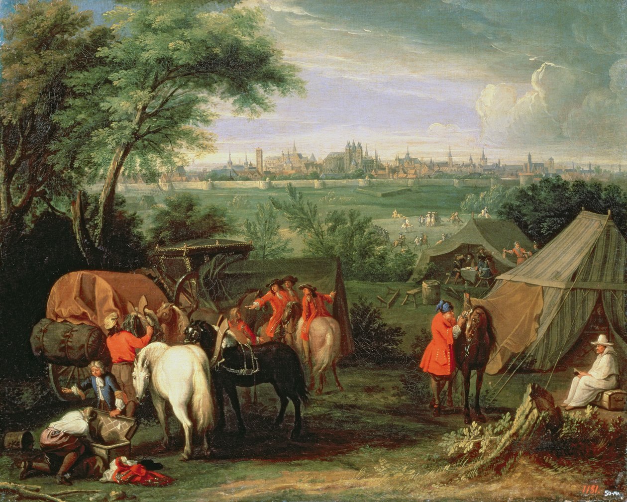Le siège de Tournai par Louis XIV - Adam Frans van der Meulen