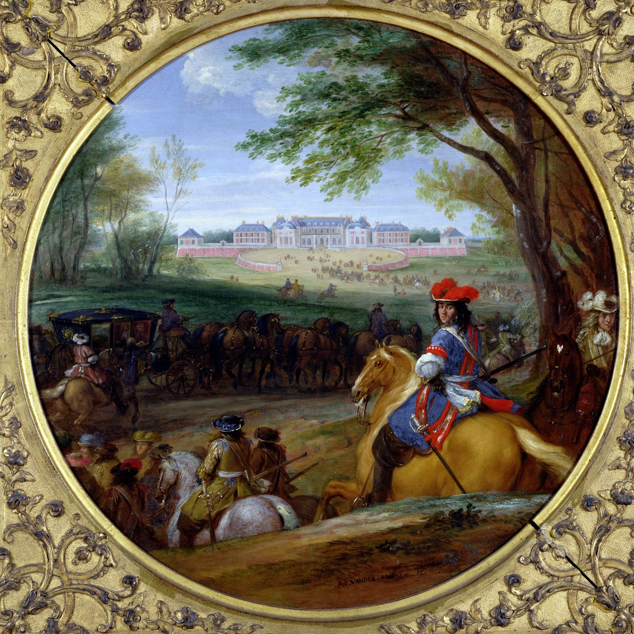 Vue du palais de Versailles en 1669 - Adam Frans van der Meulen