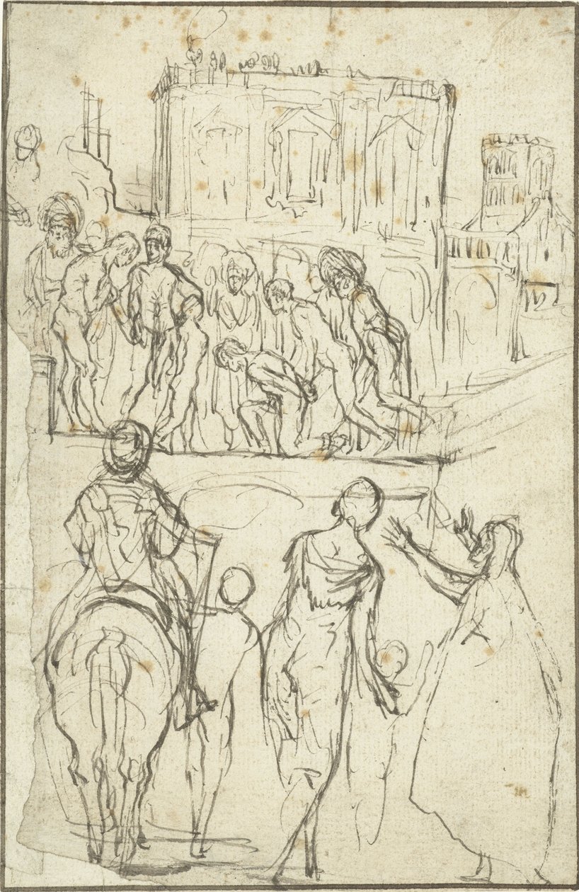 French : Josephus est conduit par Nicanor devant l