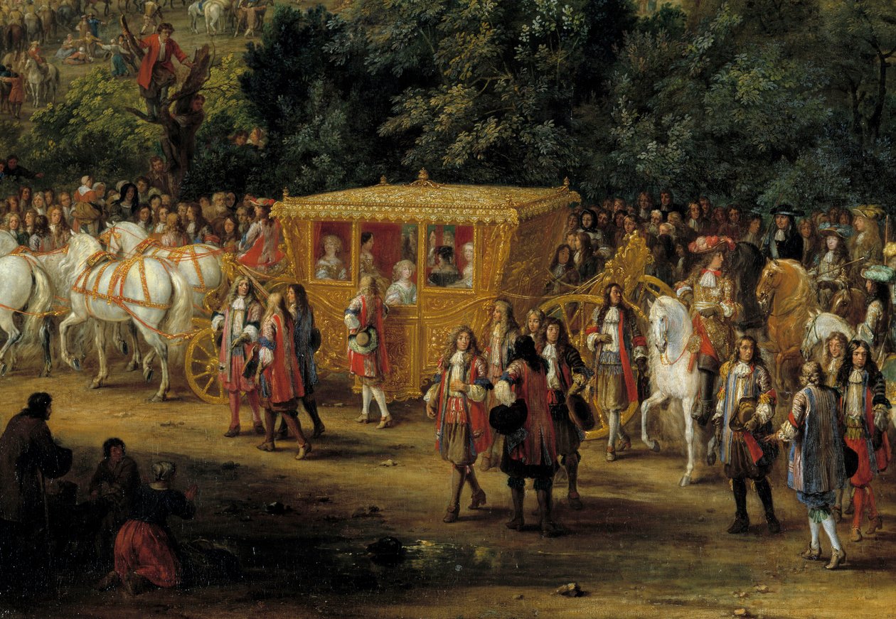 Shorts et cortège (détail) - Adam Frans van der Meulen