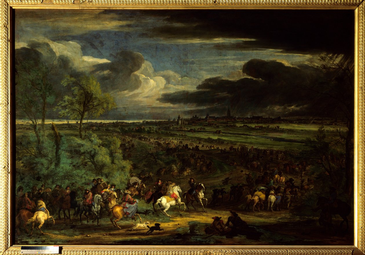 La Guerre de Dévolution (1667-1668) : Vue de la marche de l'armée du ...