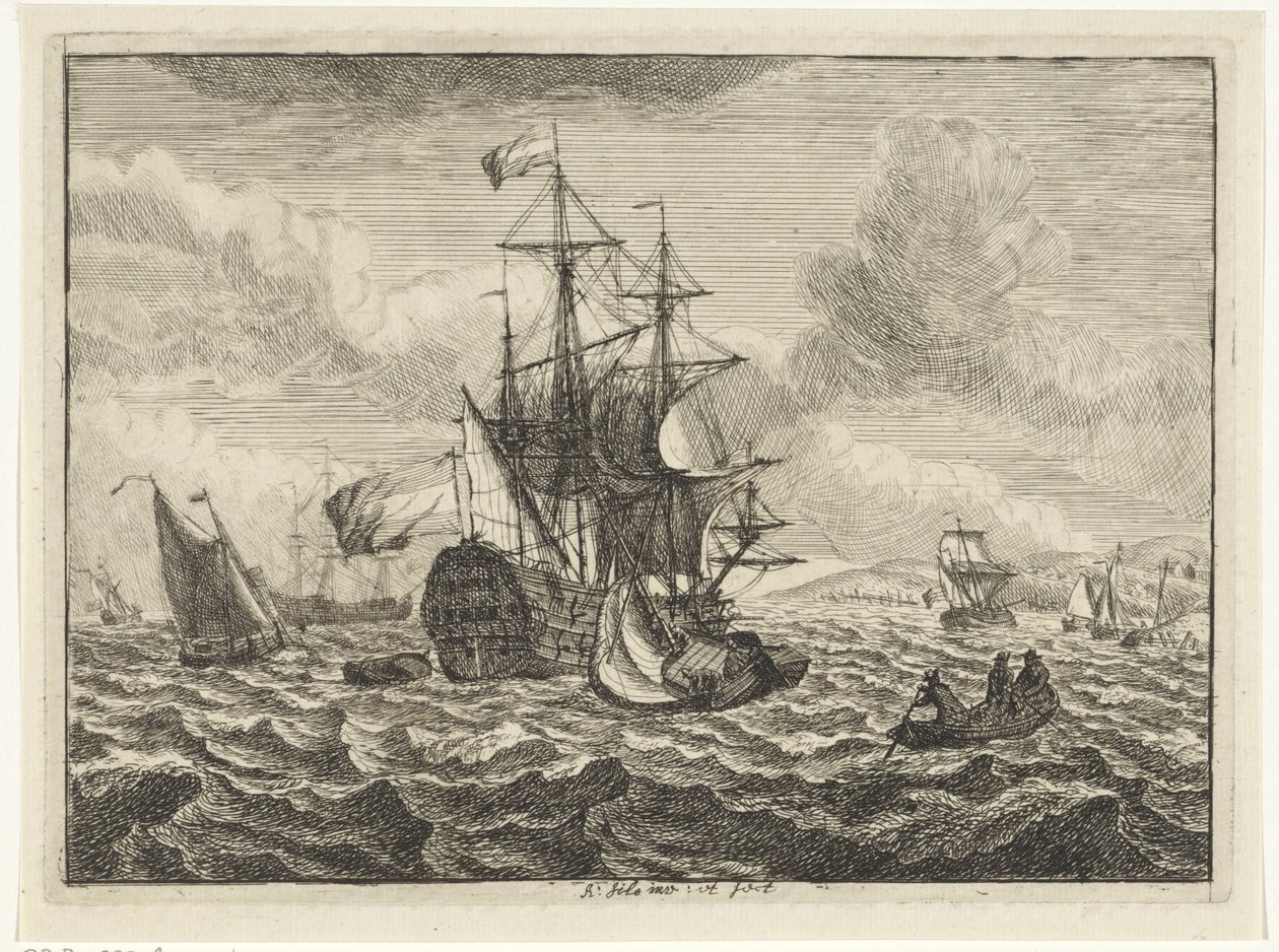 Vues marines avec bateaux et canot - Adam Silo