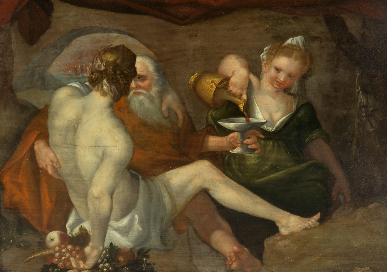 Loth et ses filles - Adam van Noort