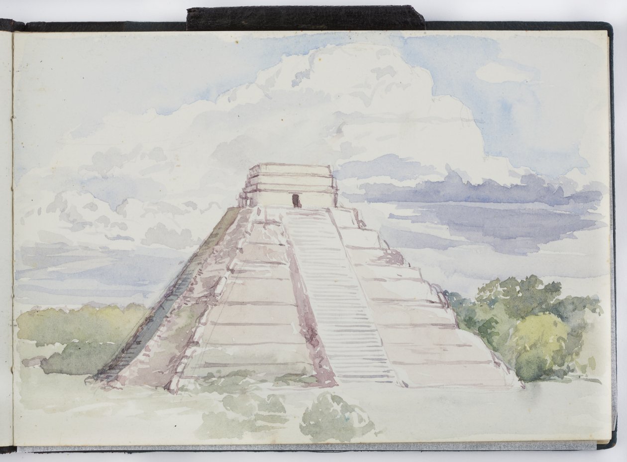 Carnet de croquis de dessins et de notes, Mexique et Europe - Adela Breton