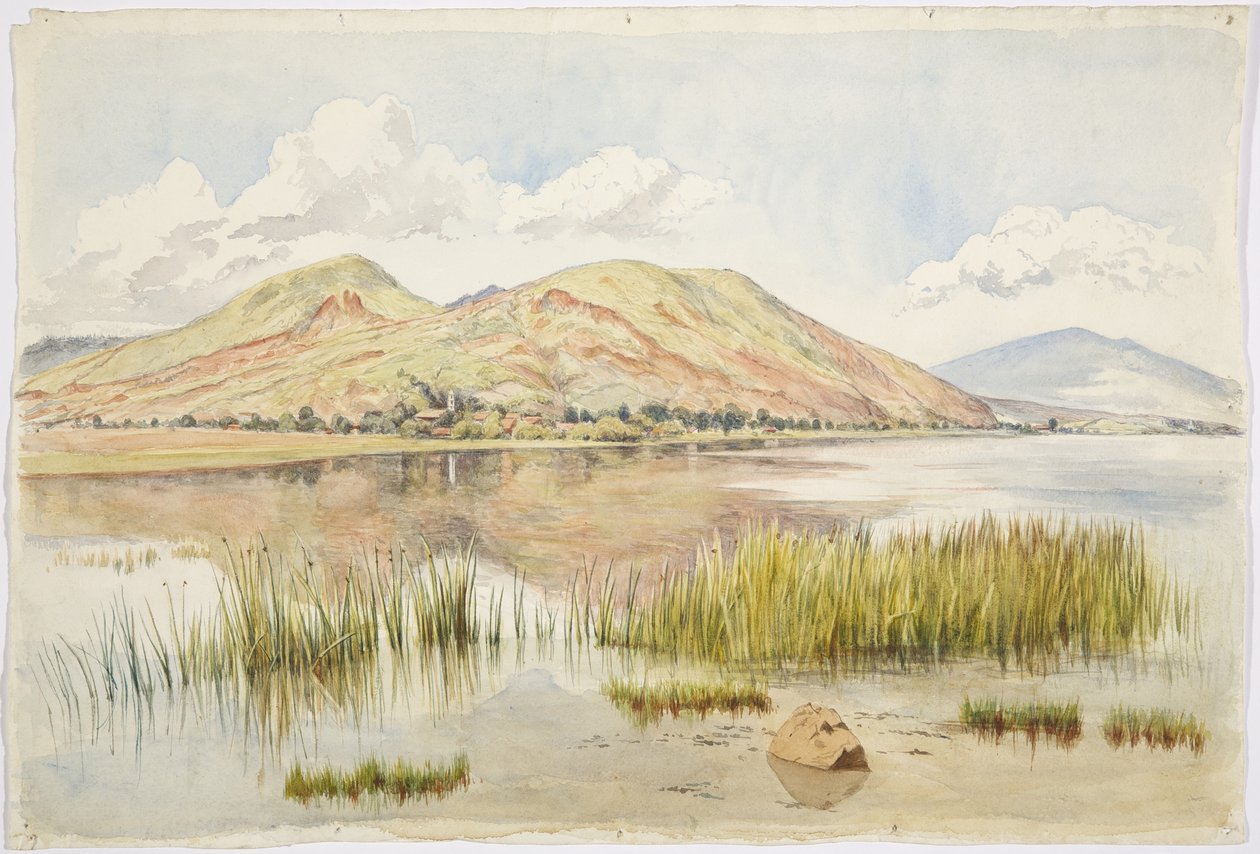 Turumataro et le lac Pátzcuaro, Michoacan, Mexique - Adela Breton