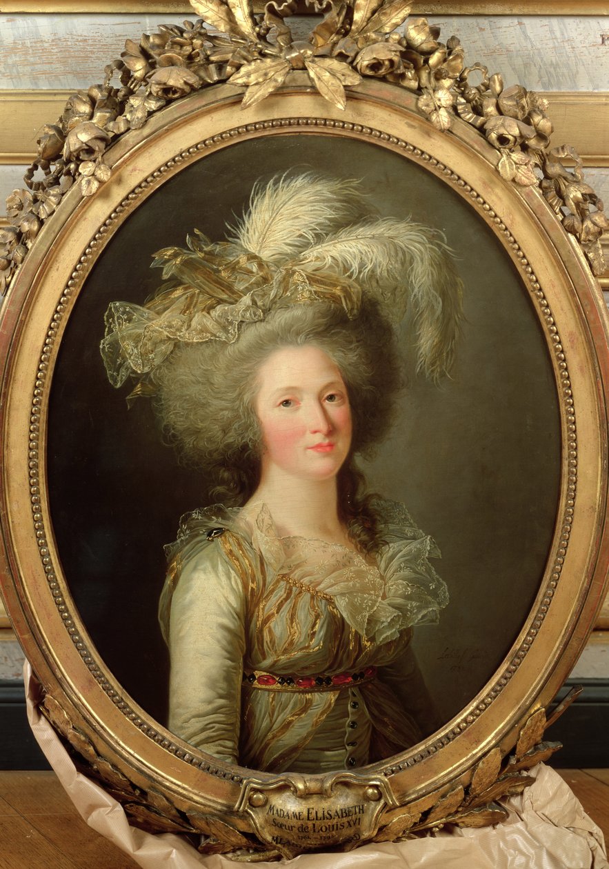 Élisabeth de France (1764-94) appelée Madame Élisabeth, 1788 - Adelaide Labille-Guiard