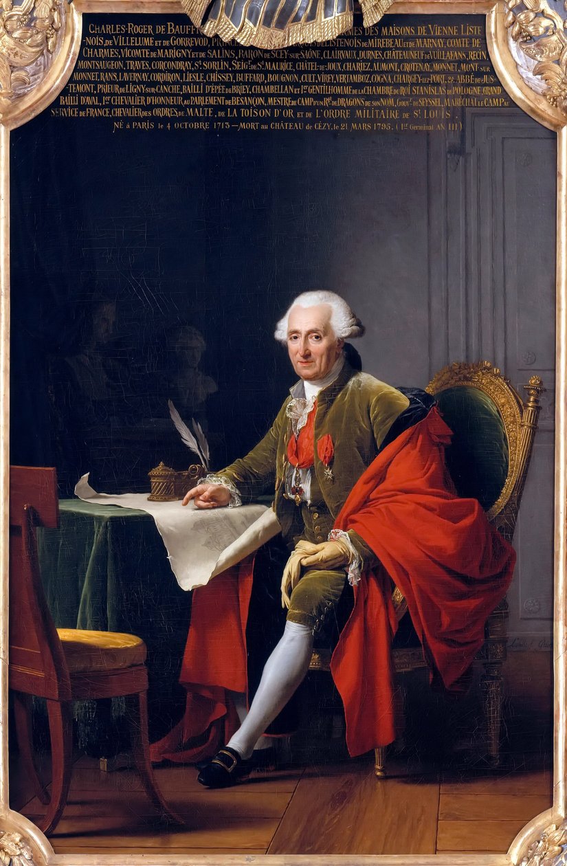 Charles-Roger, prince de Bauffremont 1713-1795 - Adelaide Labille Guiard