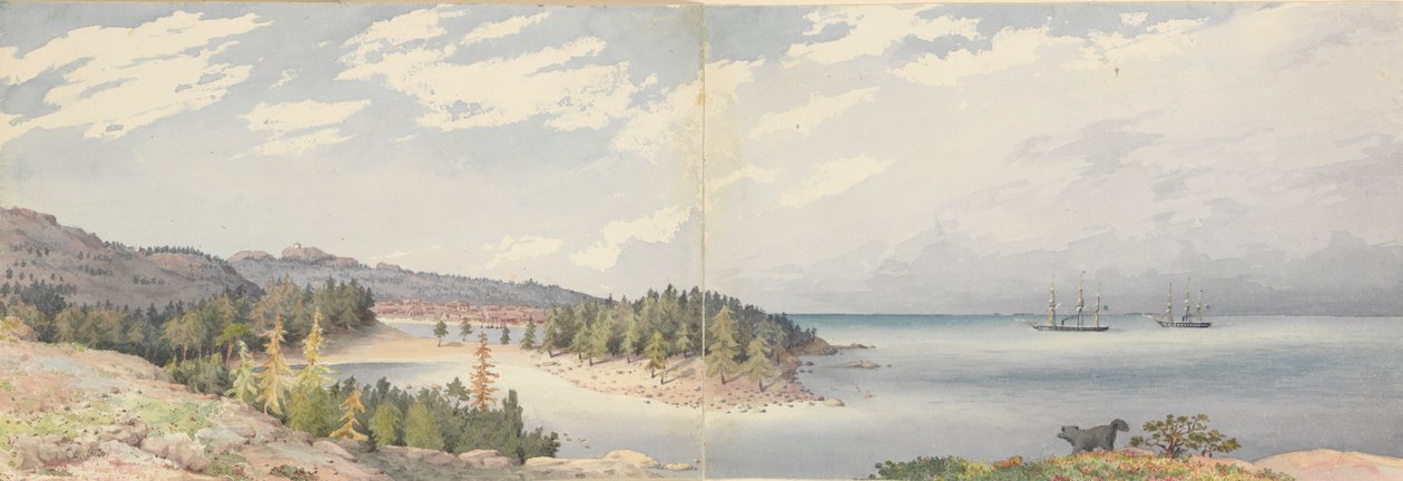 Hogland, 24 août 1855, Finlande - Admiral Sir Edward Gennys Fanshawe