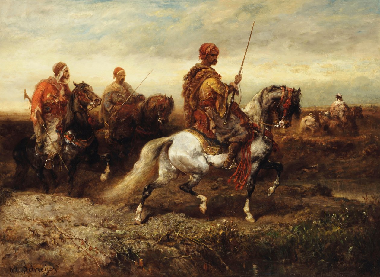 Cavaliers arabes - Adolf Schreyer