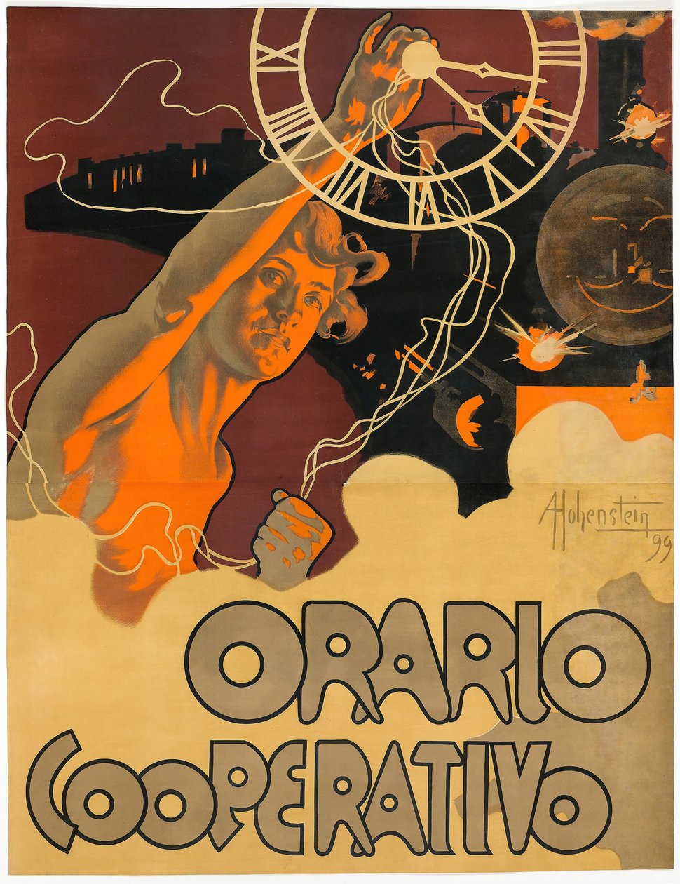 Orario Cooperativo, 1899 - Adolfo Hohenstein