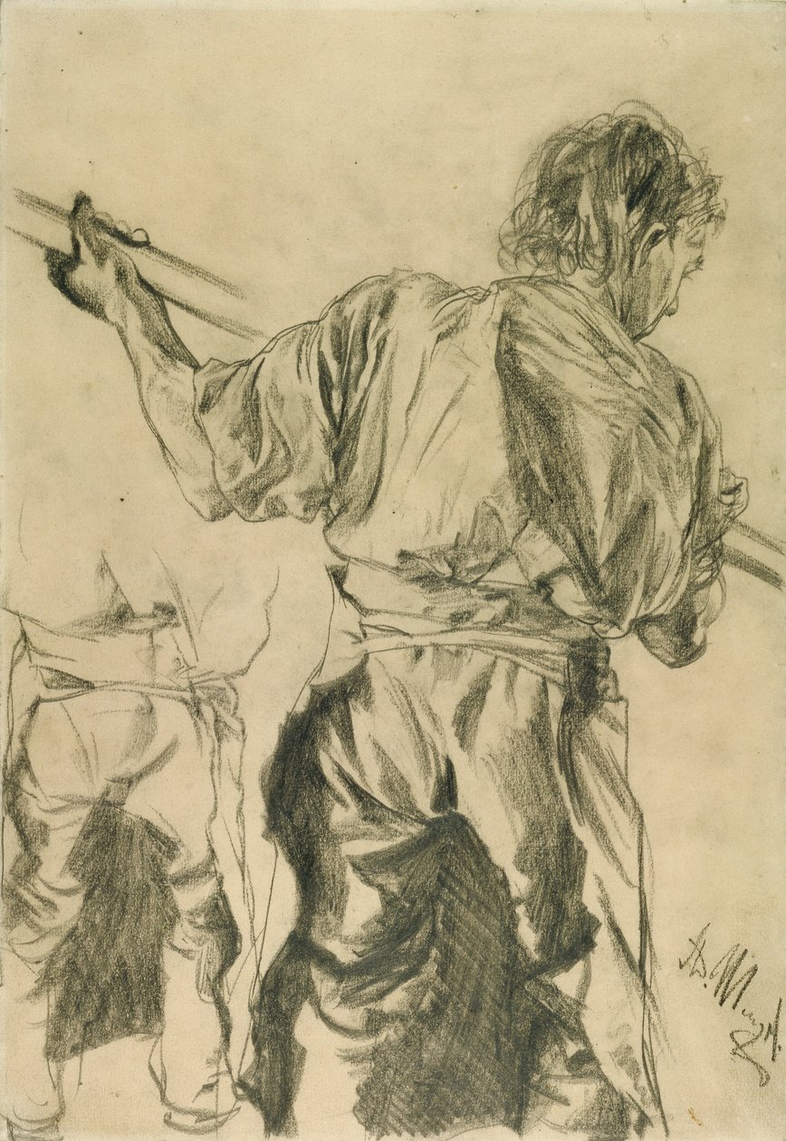 Étude de figures - Adolph Menzel