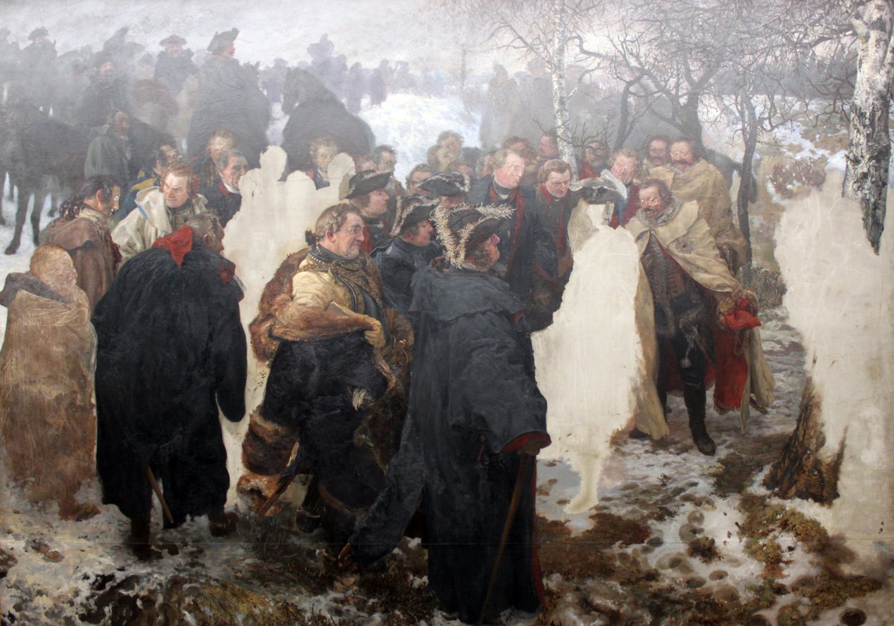 Discours de Frédéric le Grand à ses généraux avant la bataille de Leuthen 1757 - Adolph Menzel