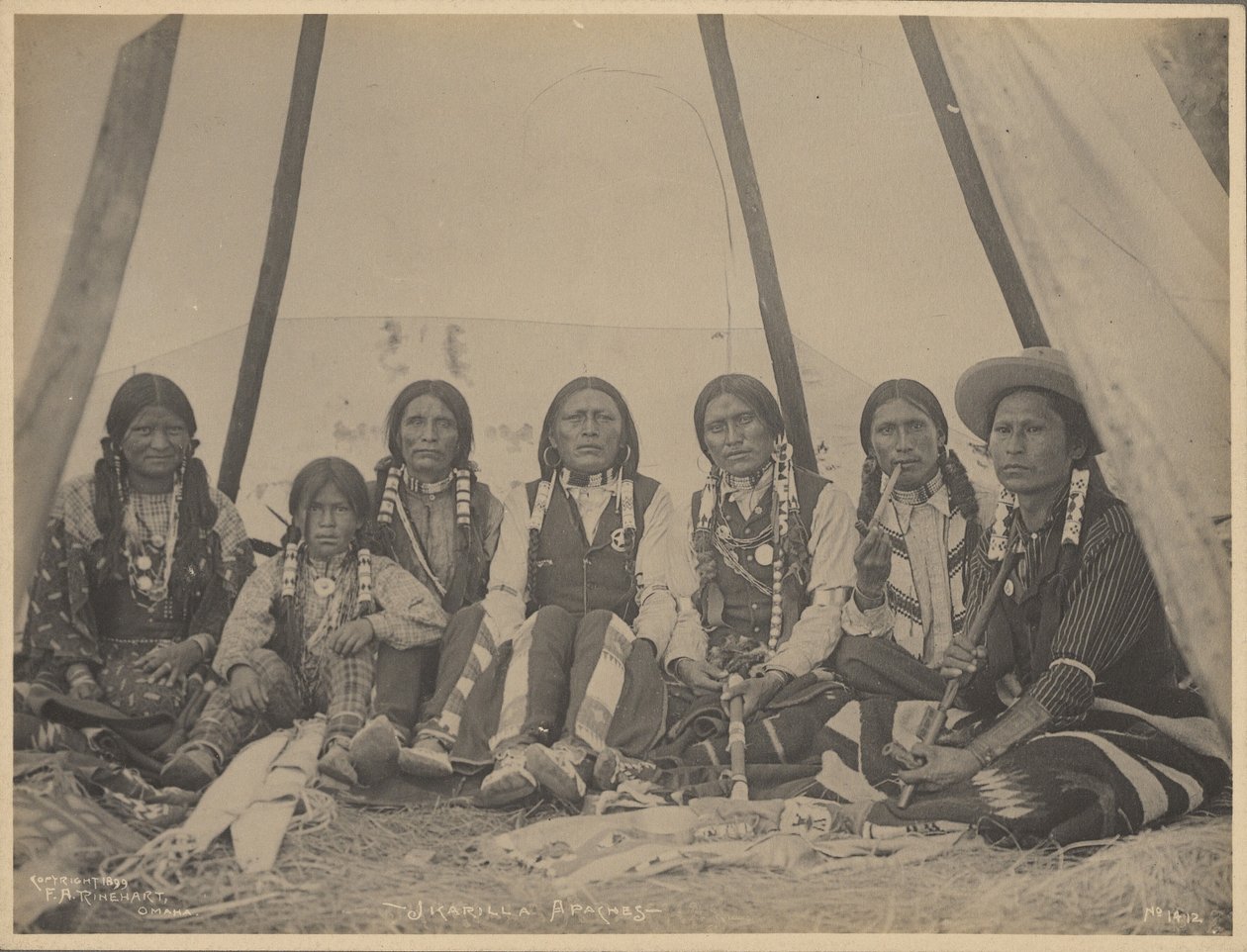 Jicarilla, Apaches - Adolph F. Muhr