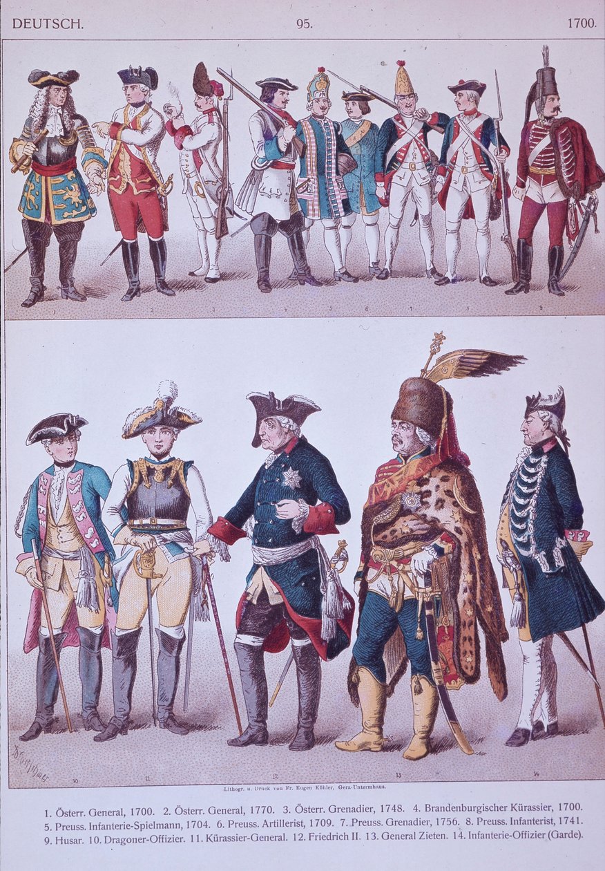 Grenadiers prussiens du temps de Frédéric le Grand - Adolph Menzel