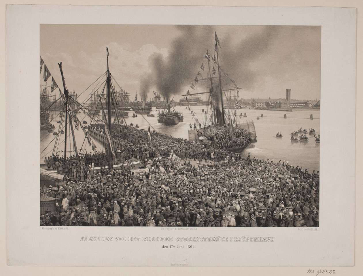Adieu à la réunion des étudiants nordiques à Copenhague - Johan Adolph Kittendorff