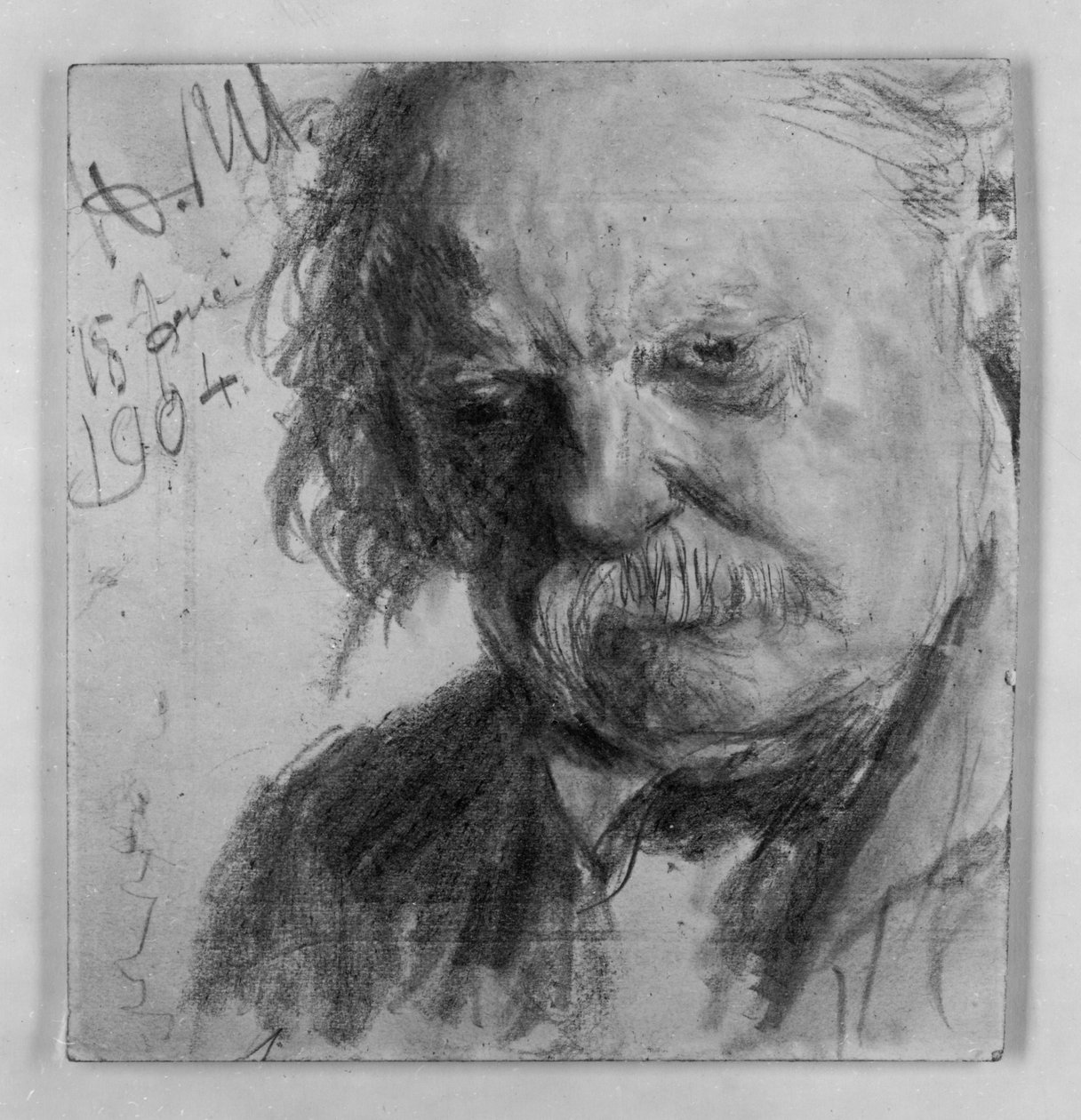 Un vieil homme moustachu - Adolph Menzel