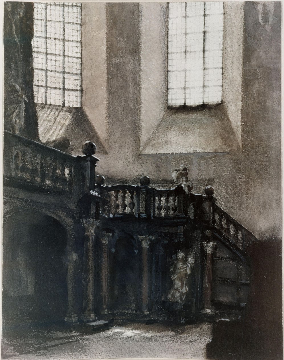Vue sur une tribune d