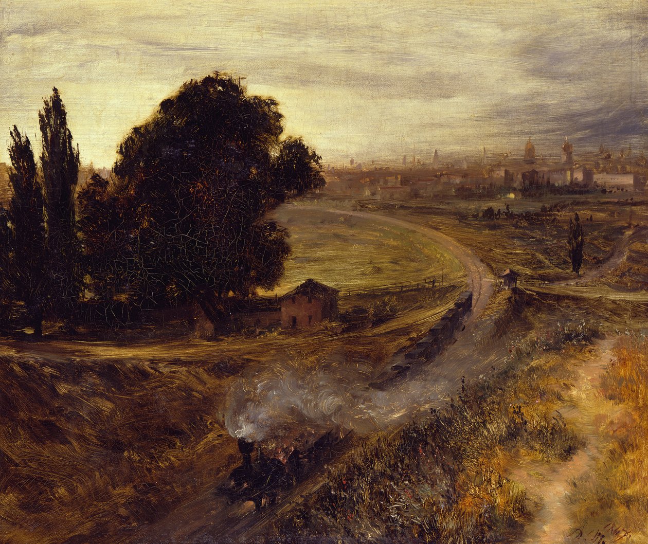 Le chemin de fer Berlin-Potsdam - Adolph Menzel