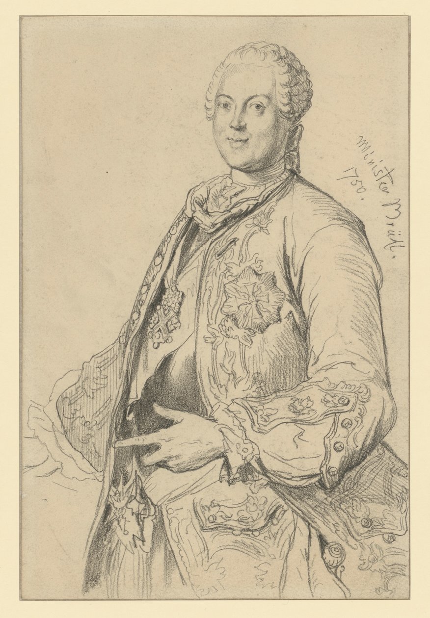 Le comte Heinrich von Brühl - Adolph Menzel