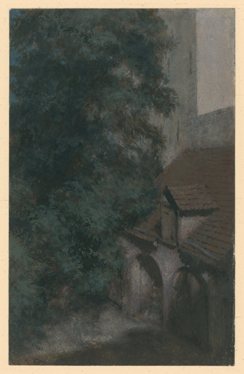 Au clair de lune - Adolph Menzel